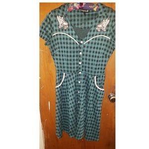 Heaven on Wheels Western Dress by Sourpuss